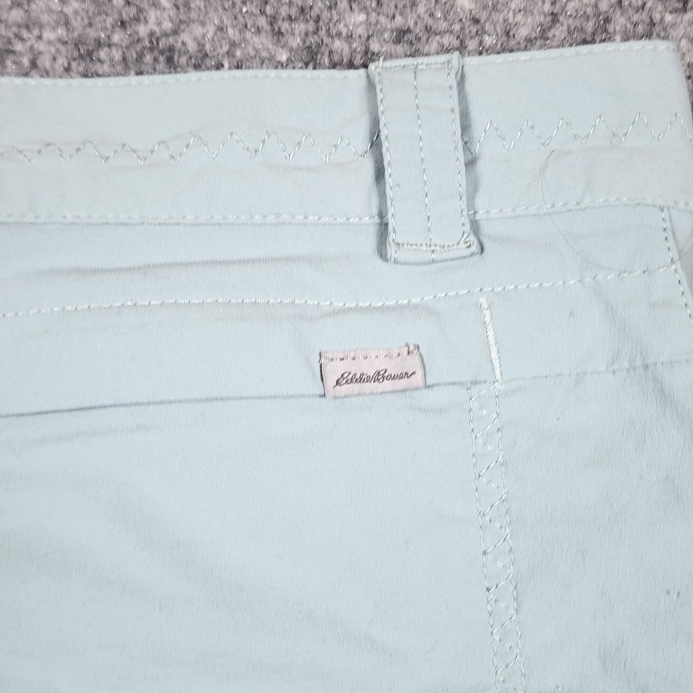 Eddie Bauer Travex Skort Womens 10 Blue Green Hiking Travel Outdoor Skirt Liner - Picture 7 of 7